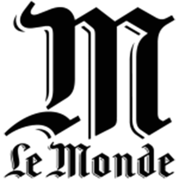 logo press le monde en noir