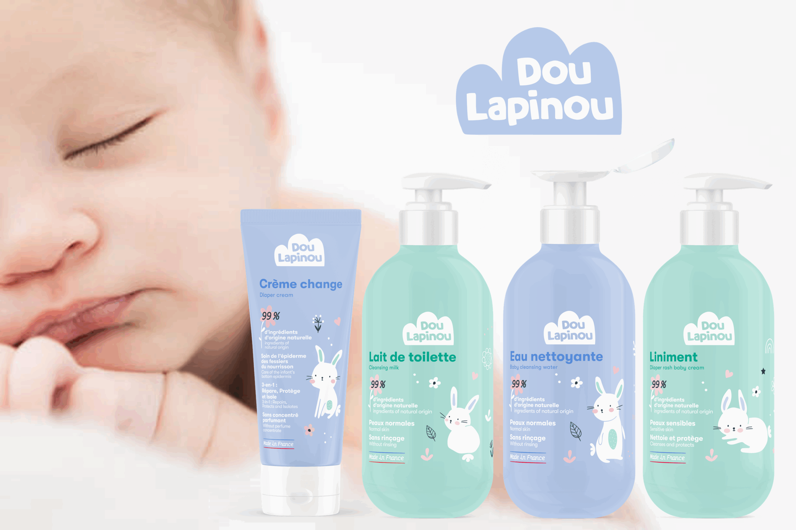 image présentant la gamme DOU LAPINOU